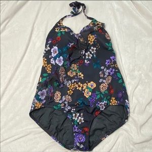 Time and Tru Floral Swimsuit Plus Size